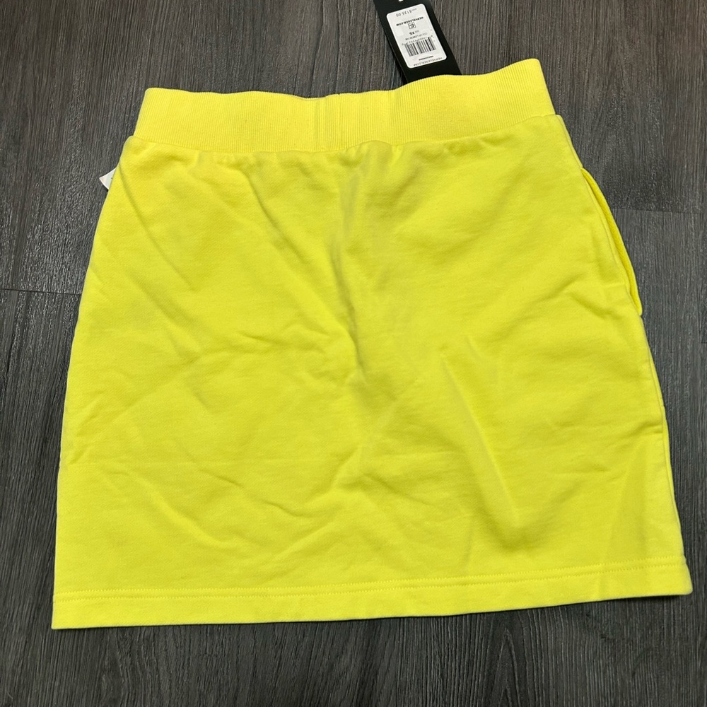 Herve Leger Yellow Mini Pencil Skirt Casual - Picture 4 of 6